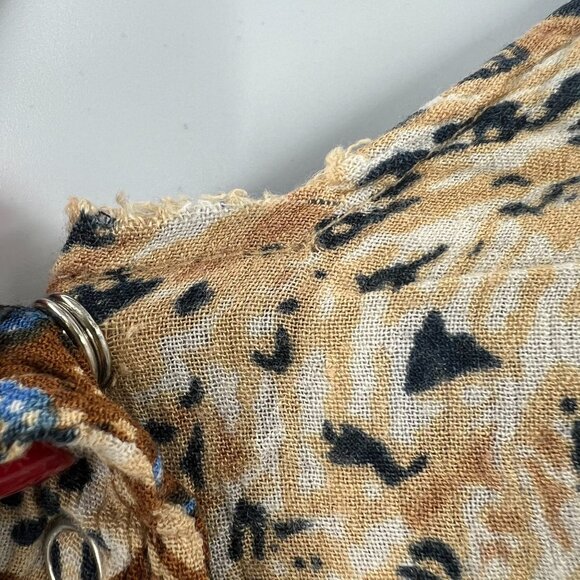 Go Softly Patio Woman Dress 3X Patchwork Rayon Muumuu Caftan FLAWED Read Desc - Picture 6 of 16